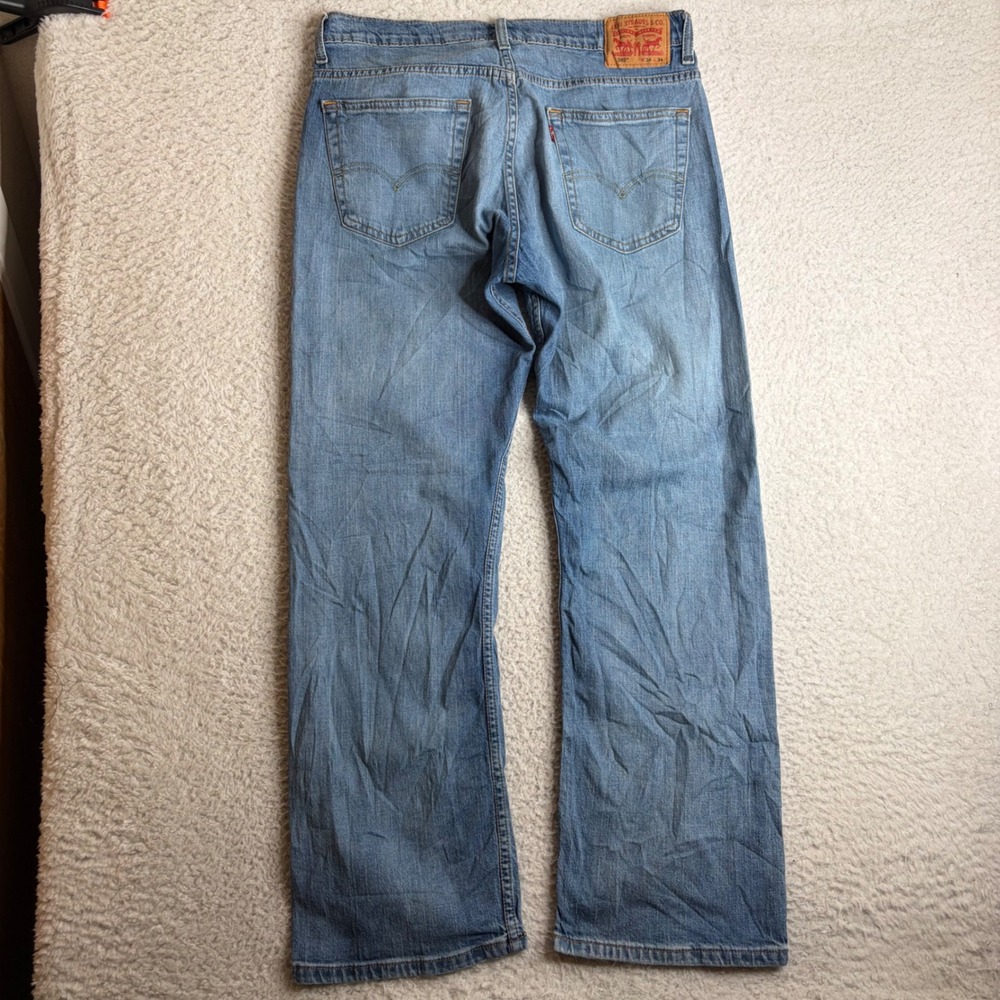 Levis 569 Loose Straight Leg Jeans Mens 34x34 (31) Blue Baggy